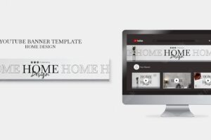 Flat design home design template