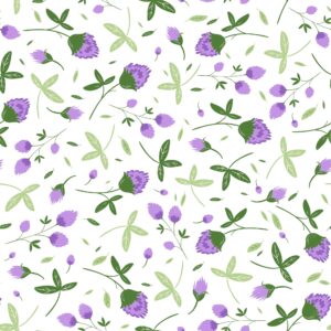 Flat small flowers pattern