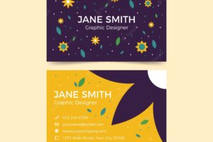 Floral corporate card