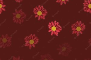 Floral flower pattern vector illustration