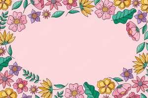 Hand drawn mothers day background in spanish