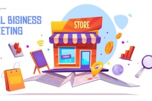 Local business marketing  banner template