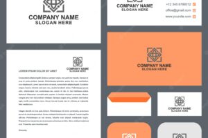 Logo ornament and business card