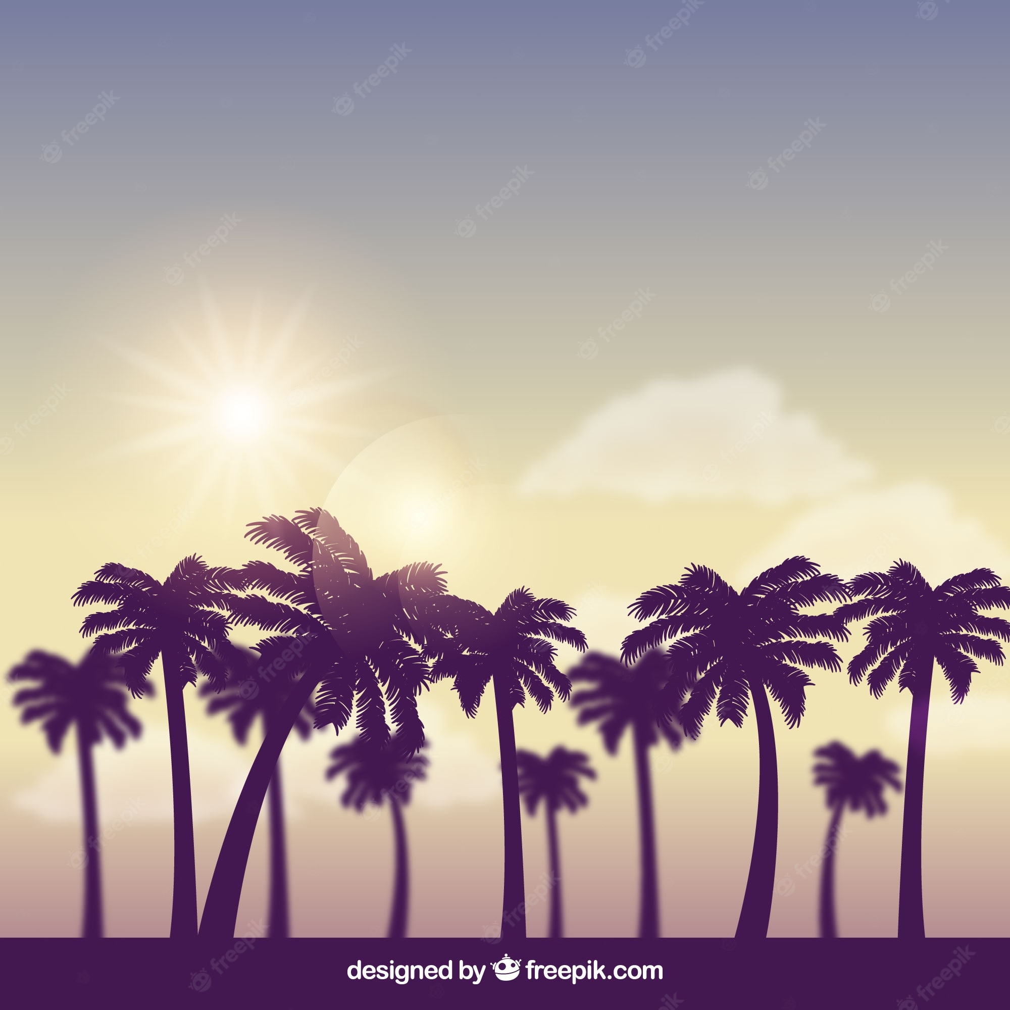 Modern Tropical Background With Realistic Design Stokverse