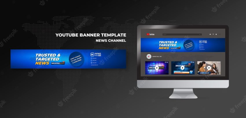 News channel youtube banner