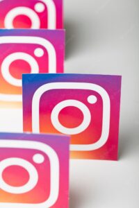 Oxford uk august 22 2018 a collection of instagram logos printed on paper