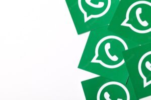 Oxford uk feb 21 2017 whatsapp social media messaging logo printed on paper