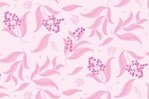 Pink flowers for love background