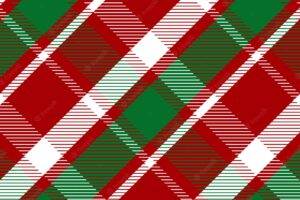 Plaid style background with christmas colours