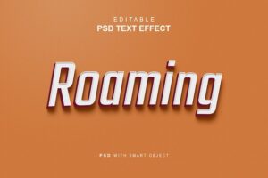 Roaming-text-effect