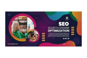 Seo search engine optimization banner template