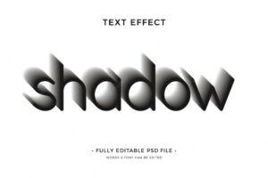 Shadow text effect