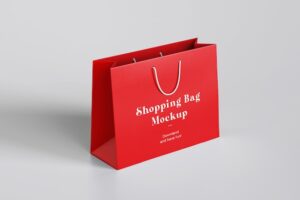 Shopping bag mockup