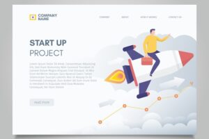 Start up project landing page
