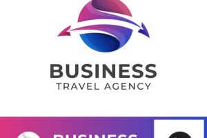 Travel agency business logo