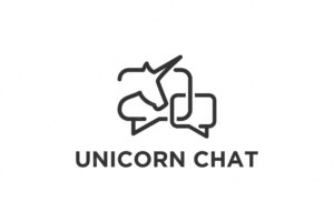 Unicron chat social media logo chatting massage communication icon symbol