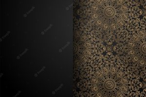 Vector business cards. vintage decorative elements with mandala.
