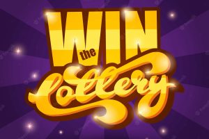 Win the lottery banner design