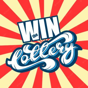 Win the lottery banner