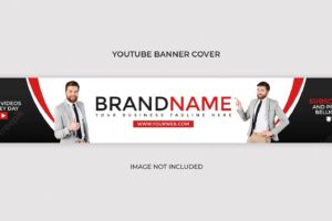 Youtube covers social media banner template