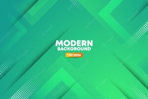 Abstract dynamic green gradient background