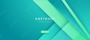 Abstract green papercut technology background for your business corporate card brochure design