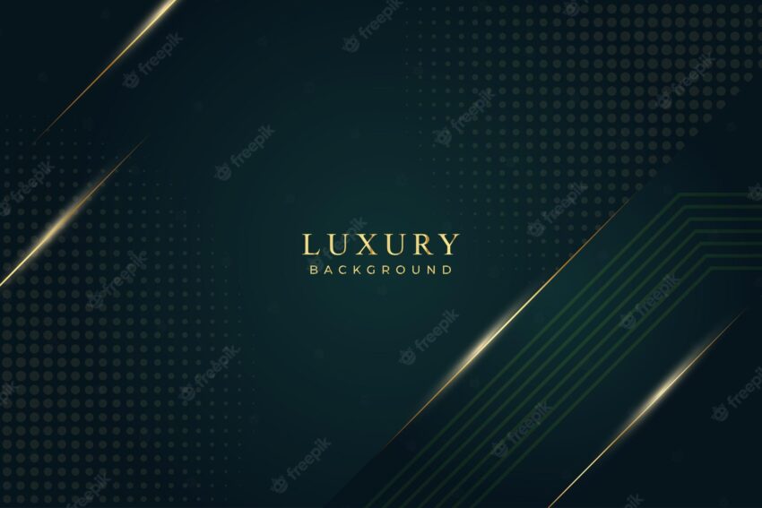 Abstract luxury elegant dark green halftone background