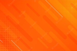 Abstract orange background with lines and halftone effect