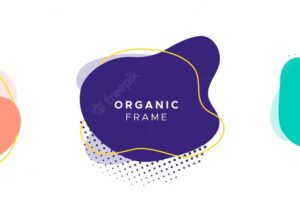 Abstract organic frame set