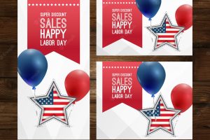 American banners  sales of labor day