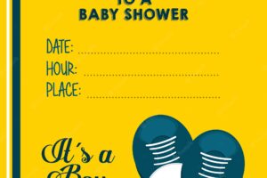 Baby shower design, vector illustration eps10 graphic