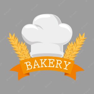 Bakery shop label icon