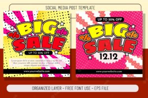 Big sale post template collection