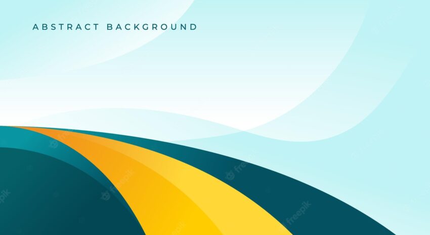 Business abstract background with yellow lines