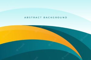 Business abstract background with yellow lines