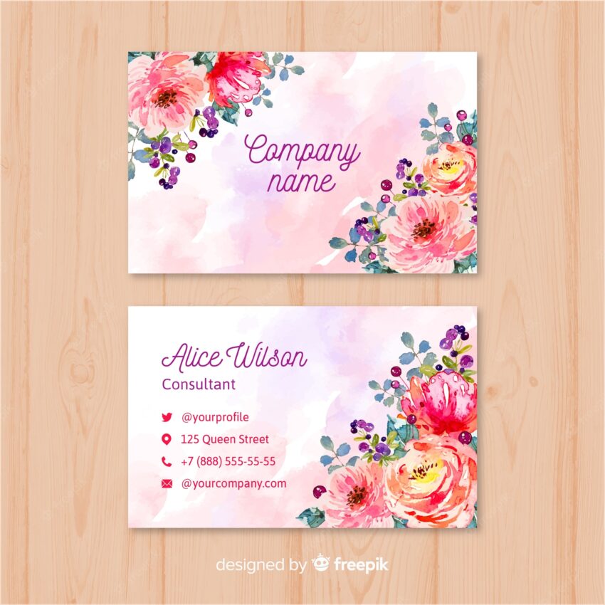 Business card template