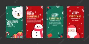 Christmas event template snap for media sosial