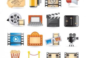Cinema icons collection