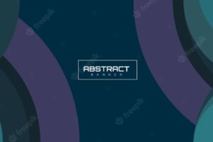 Circle shape abstract banner background
