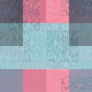 Colored square pattern