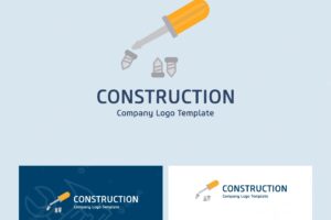 Construction logo and card
