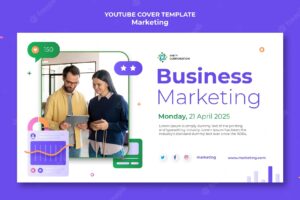 Creative marketing concept youtube cover