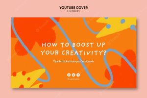 Creative talks workshop youtube cover template
