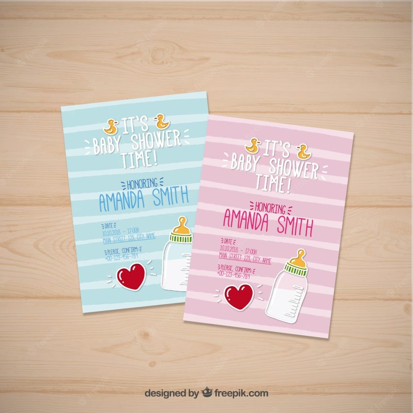 Cute baby cards collection