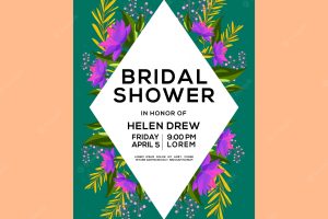 Cute bridal shower design