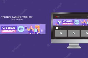 Cyber monday design template