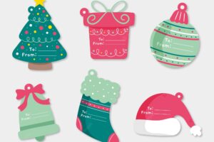 Decorative christmas elements collection