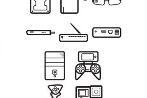 Devices icons collection