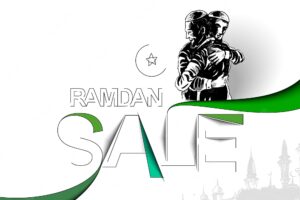 Eid sale banner template vector illustrations
