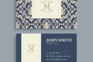 Elegant business card template